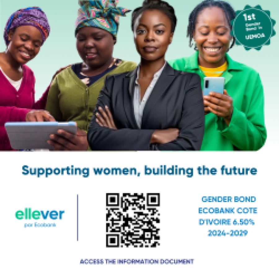 Ecobank Côte d'Ivoire lance le premier Gender Bond en Afrique de l'Ouest et dans la zone UEMOA pour soutenir l'inclusion financière des femmes entrepreneures