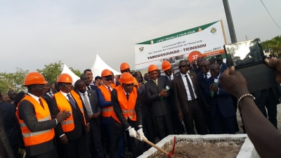 C&ocirc;te d&rsquo;Ivoire-Prolongement de l&rsquo;Autoroute du Nord : Les travaux du tron&ccedil;on Yamoussoukro-Ti&eacute;bissou lanc&eacute;s