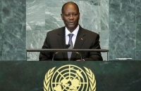 Le pr&eacute;sident ivoirien Alassane Ouattara