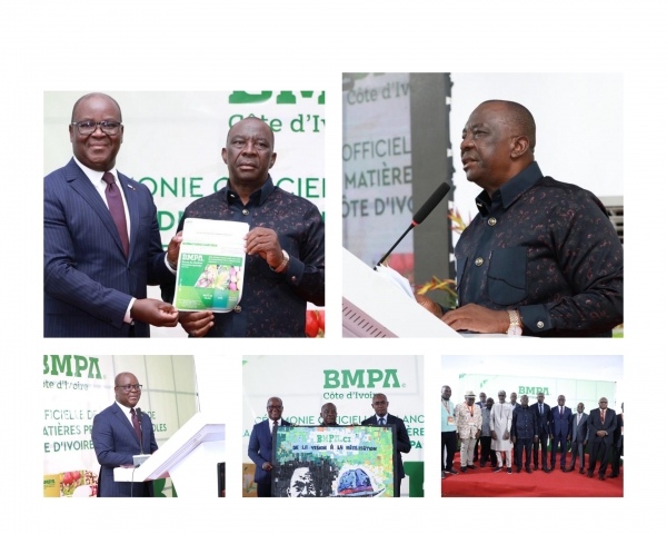 Côte d’Ivoire : lancement officiel de la Bourse des Matières Premières Agricoles au SARA