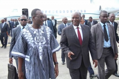 Arrivée du Premier ministre burkinabè à Abidjan, pour une visite de travail et d&#039;amitié