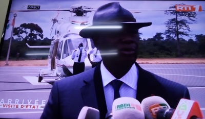 Côte d&#039;Ivoire/ Visite d’Etat: Le président de la République est arrivé à Bouaflé