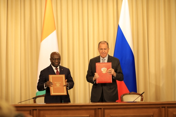 Diplomatie : La Cote d’Ivoire et la Russie renforce leur axe de coopération