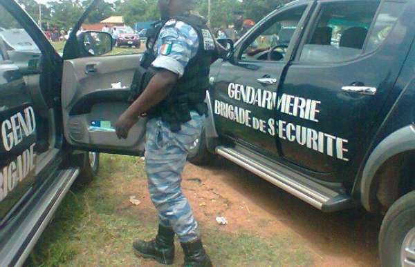 Un gendarme ivoirien (Image d&#039;archives à titre d&#039;illustration) 