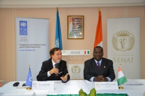 Côte d’Ivoire: une convention- cadre de partenariat entre le PNUD et le Sénat