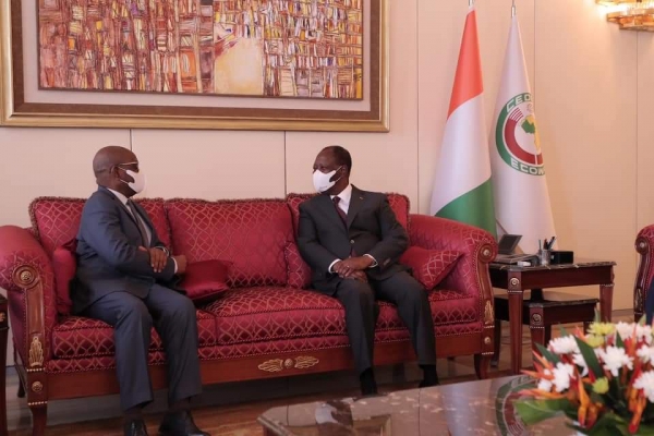 Côte d'Ivoire: Alassane OUATTARA s’est entretenu avec le Président de la Commission de l’UEMOA