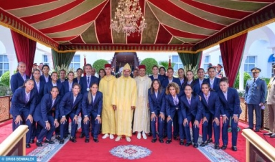 Fête du Trône : SM le Roi honore la sélection féminine de football