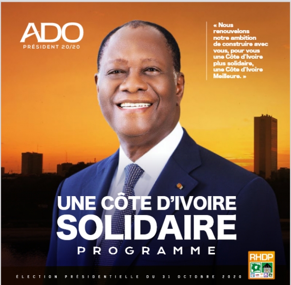 Côte d&#039;Ivoire/ Présidentielle 2020 : Alassane Ouattara fonde son programme sur cinq piliers essentiels