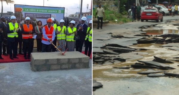Côte d&#039;Ivoire-Etat pitoyable de la voirie d&#039;Abidjan : Ouattara lance le grand traitement