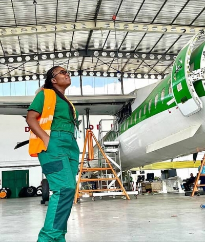 Côte d&#039;Ivoire/Aimée Nabo : la première femme ivoirienne mécanicienne d’aéronef