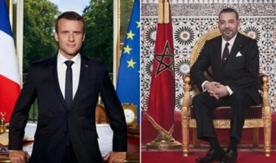 Maroc/France : le Roi Mohammed VI reçoit Emmanuel Macron dans le cadre d&#039;une visite d&#039;Etat