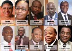 Les candidats à l&#039;élections présidentielle ivoirienne recevront chacun la somme de 100 millions de FCFA pour battre campagne (Photo-montage : Abidjan.net) 
