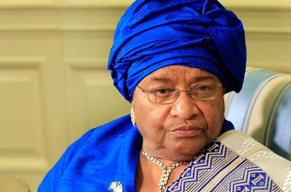Ellen Johnson Sirleaf, présidente du Libéria