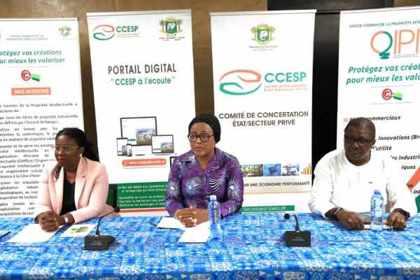 C&ocirc;te d&rsquo;Ivoire/Propri&eacute;t&eacute; intellectuelle : un levier strat&eacute;gique de comp&eacute;titivit&eacute; au c&oelig;ur d&rsquo;un atelier de sensibilisation &agrave; Abidjan
