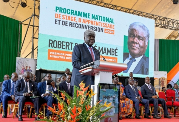 Côte d’Ivoire : le gouvernement prévoit la prise en charge de 152 000 jeunes dans le cadre du PNRSA avec 3 400 entreprises publiques et privées en 2026
