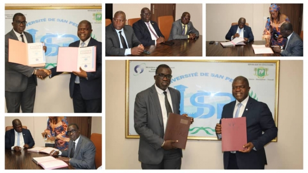 Côte d’Ivoire : l’Université Polytechnique de San Pedro et l’Institut Pasteur signent un accord stratégique pour la recherche et la santé publique