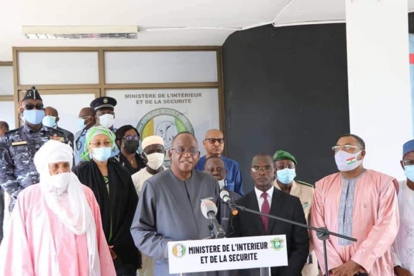 Côte d’Ivoire :  Le ministre de l'intérieur et de la sécurité a reçu une délégation ministérielle de la république du Niger
