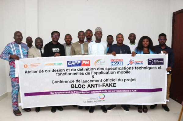Côte d'Ivoire : cinq organisations de fact-checking lancent l'application BLOC Anti-Fake pour contrer la désinformation en Afrique francophone