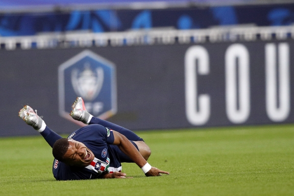 PSG: M'bappé incertain pendant trois semaines
